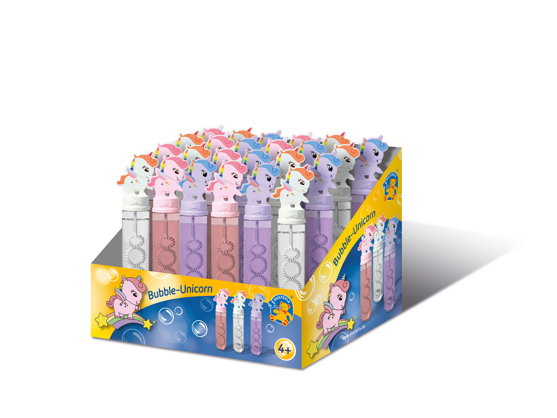 PUSTEFIX BUBBLE UNICORN DISPLAY (24 per case pack)