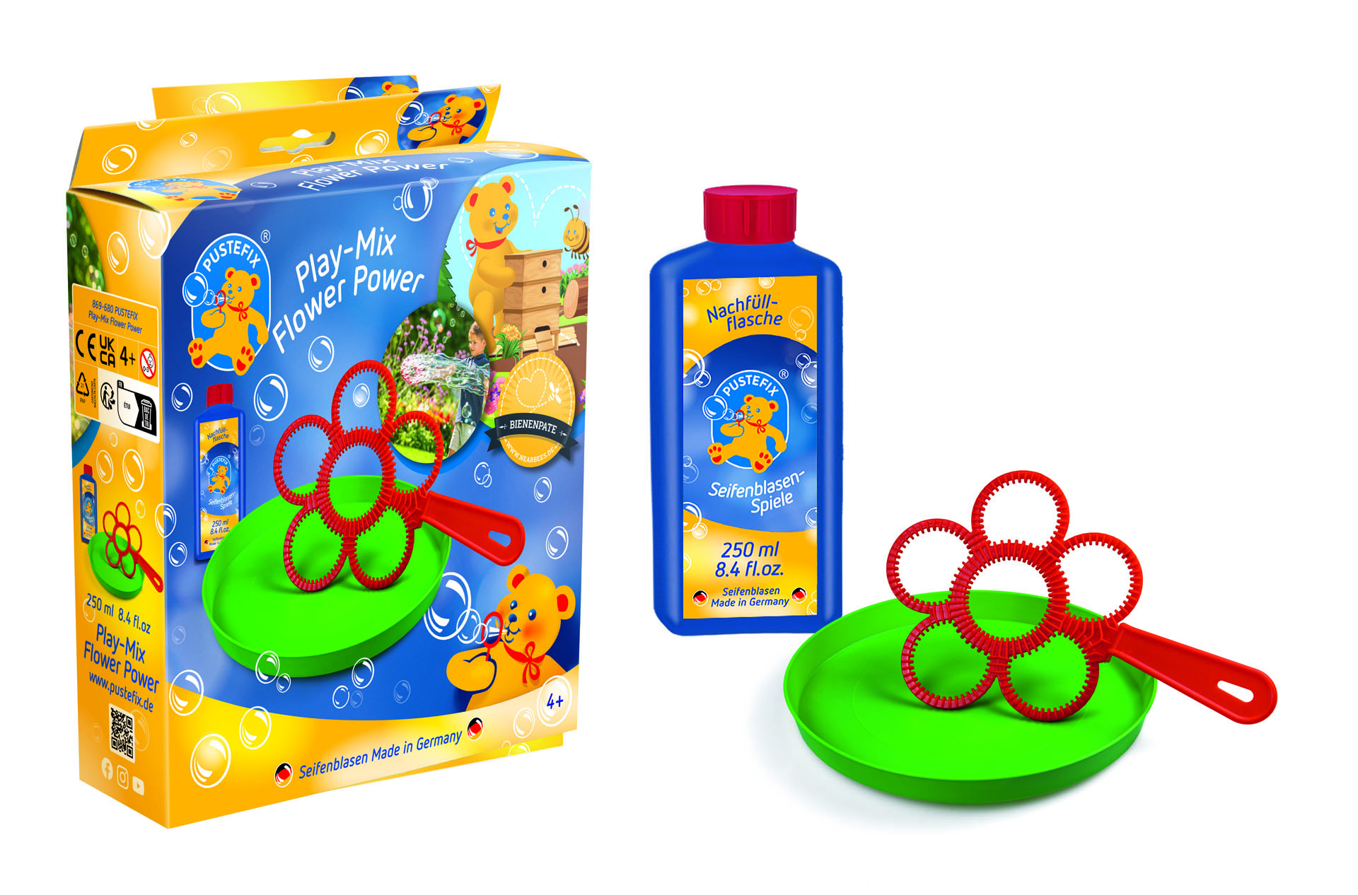 PUSTEFIX FLOWER POWER BUBBLE WAND