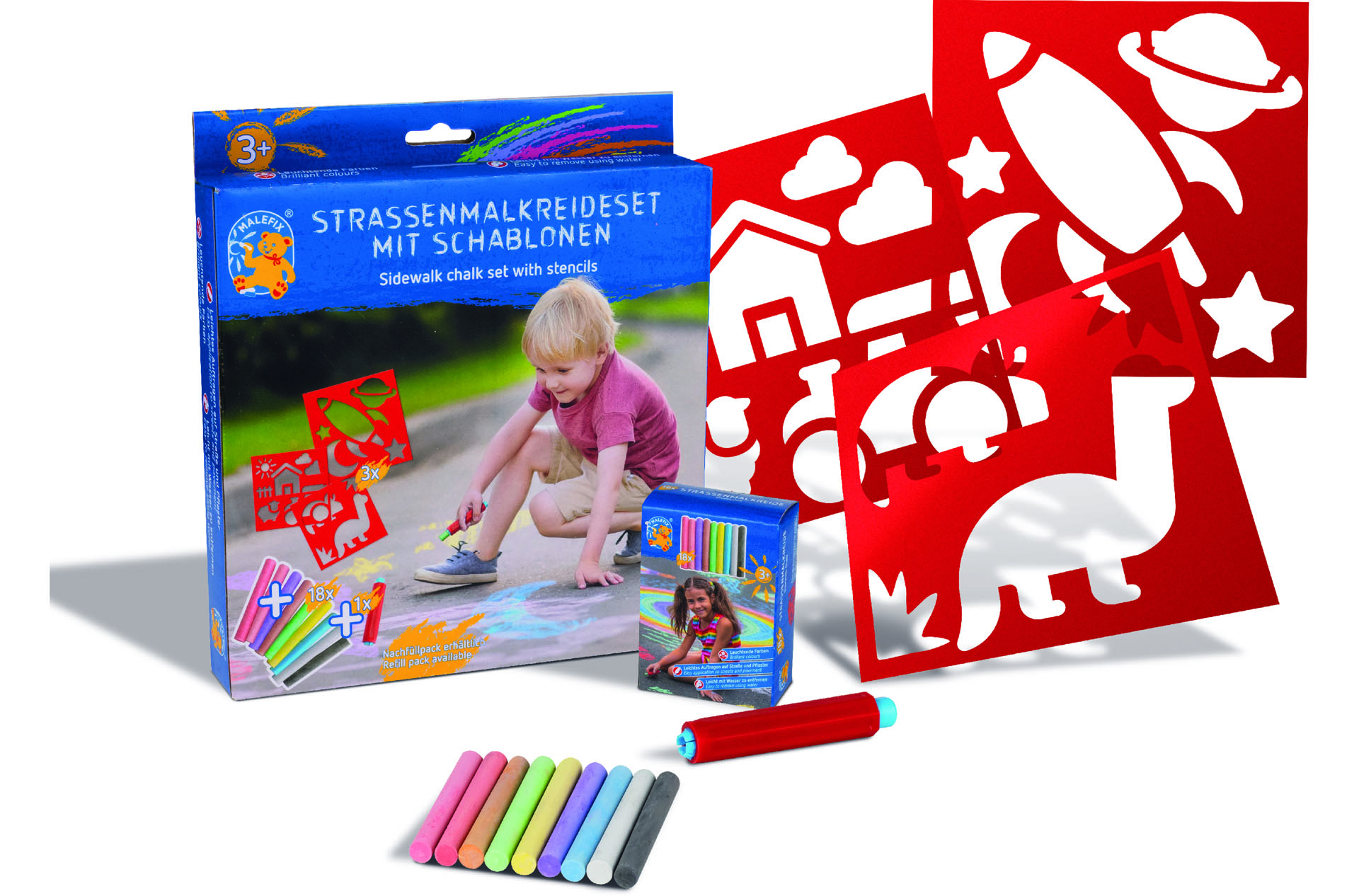 MALEFIX: CHALK ADVENTURE STENCIL SET