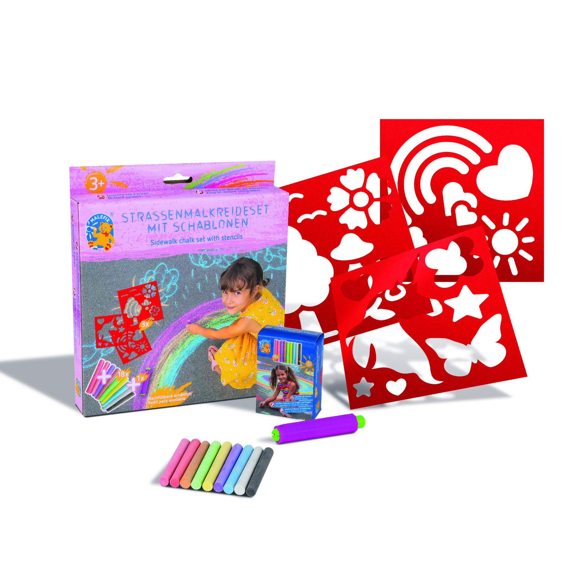 MALEFIX: CHALK UNICORN STENCIL SET