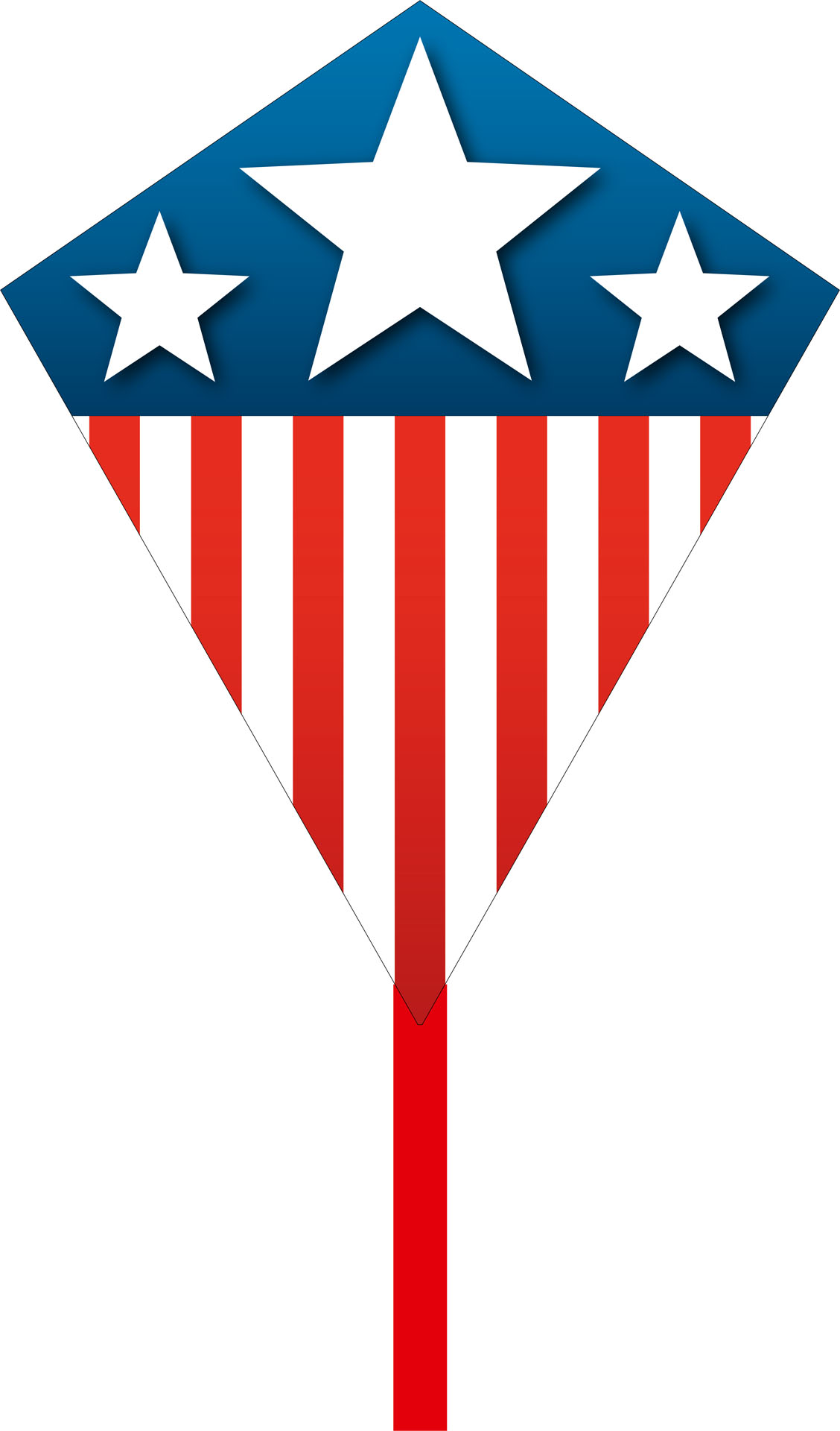 ECO: EDDY STARS & STRIPES 70CM 28"