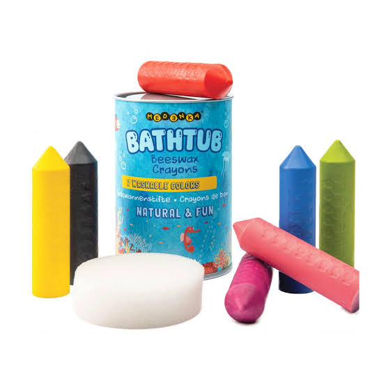 MEDENKA BEESWAX BATHTUB CRAYONS (7pcs)