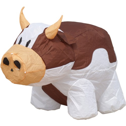BOUNCING BUDDY 'COW' BROWN & WHITE