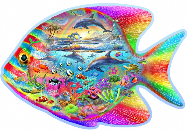 WOODEN CITY PUZZLE: MAGIC FISH L